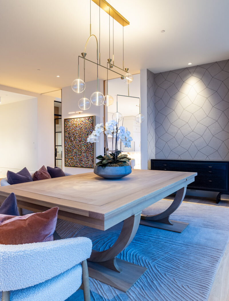 HOBI-Dining Room Table with Bench Seating